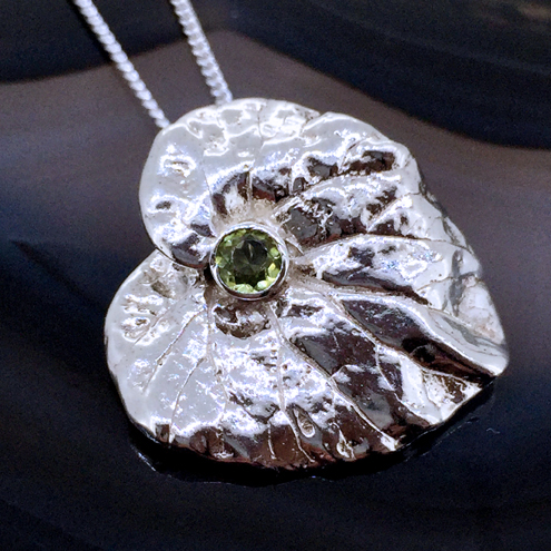 Silver and gemstone jewellery inspired by nature